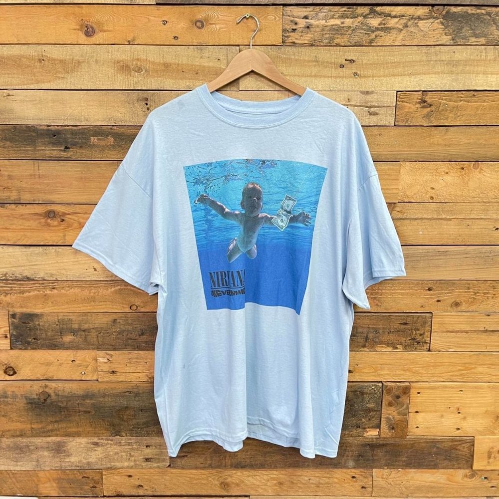 Oversized Nirvana Nevermind Artwork t Shirt